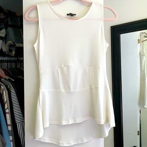 Peplum blouse tank top from The Limited